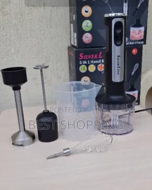 Silver Love 5 in 1 Hand Blender