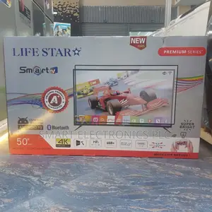 Life Star 50 Inch Double Glass Smart Tv