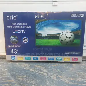 Crio 43 Inch Tv Double Glass Smart Uhd Tv