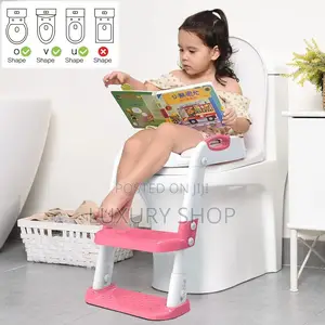 Kids Toilet Potty Training Seat With Step Stool Ladder