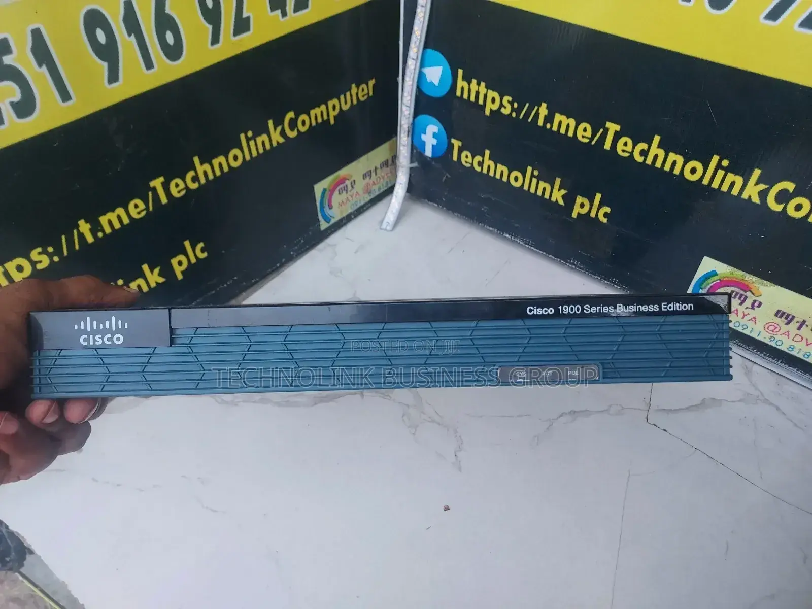 Cisco 1900 Series Business Edition Enterprise Router – Clean Condition