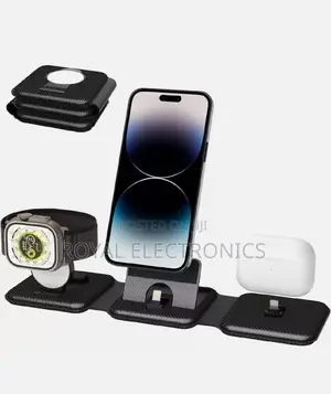 Foldable 3 in 1 Wireless Charging Station (For iPhone Only)