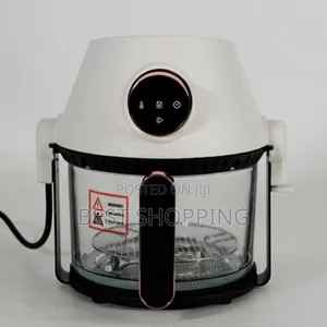 2 in 1 Air Fryer and Grill Transparent Glass ያለዘይት መጥበሻ እና ግሪል