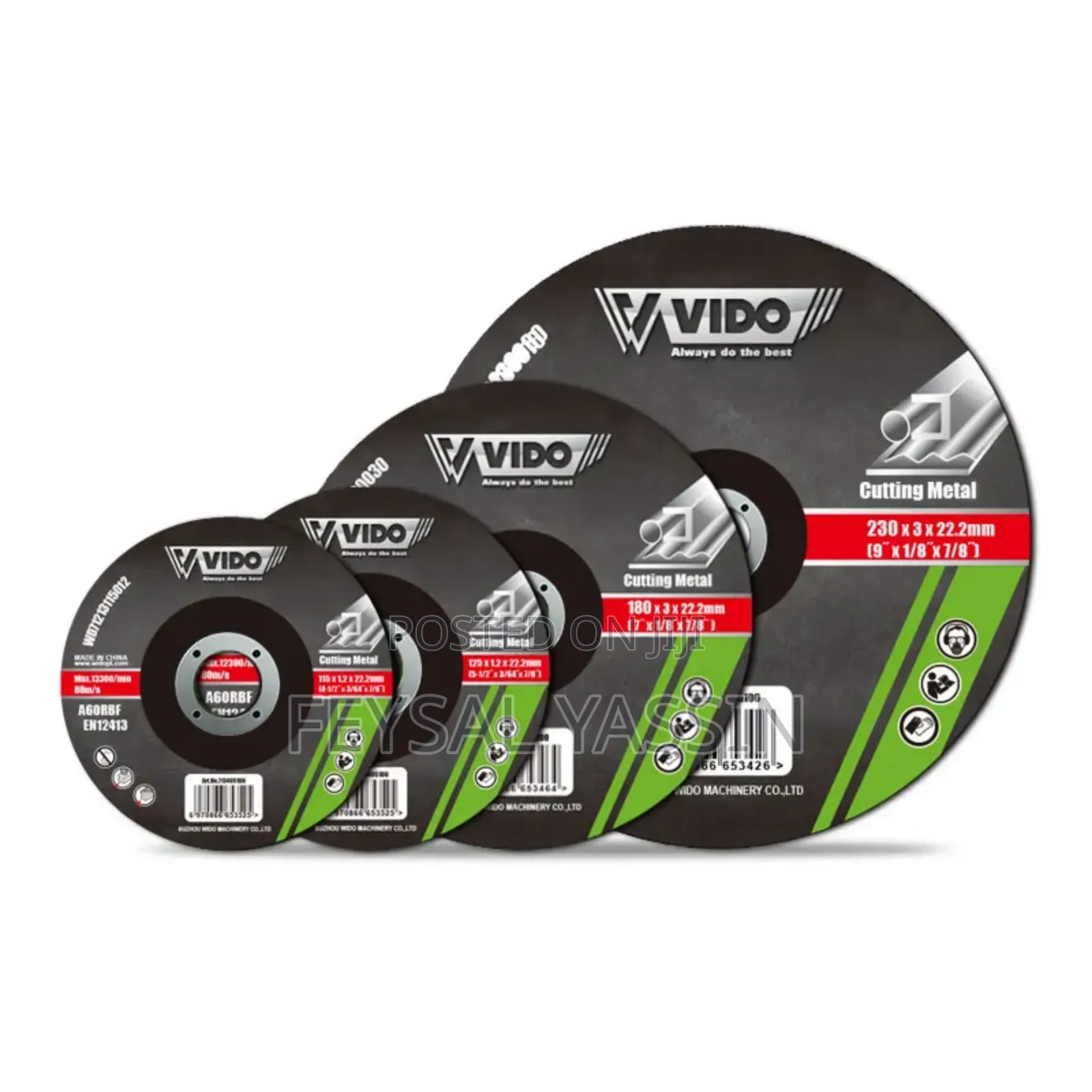 Vido Metal Cutting Disk 125mm - 355mm