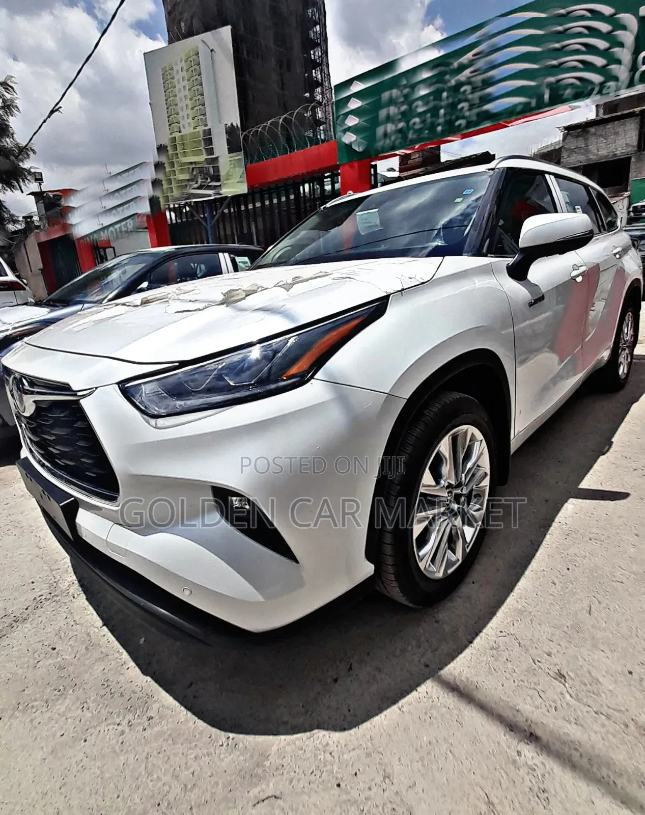 New Toyota Highlander Hybrid 2024 White