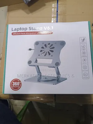 Laptop Stand With Fan 360 Rotation | Quality
