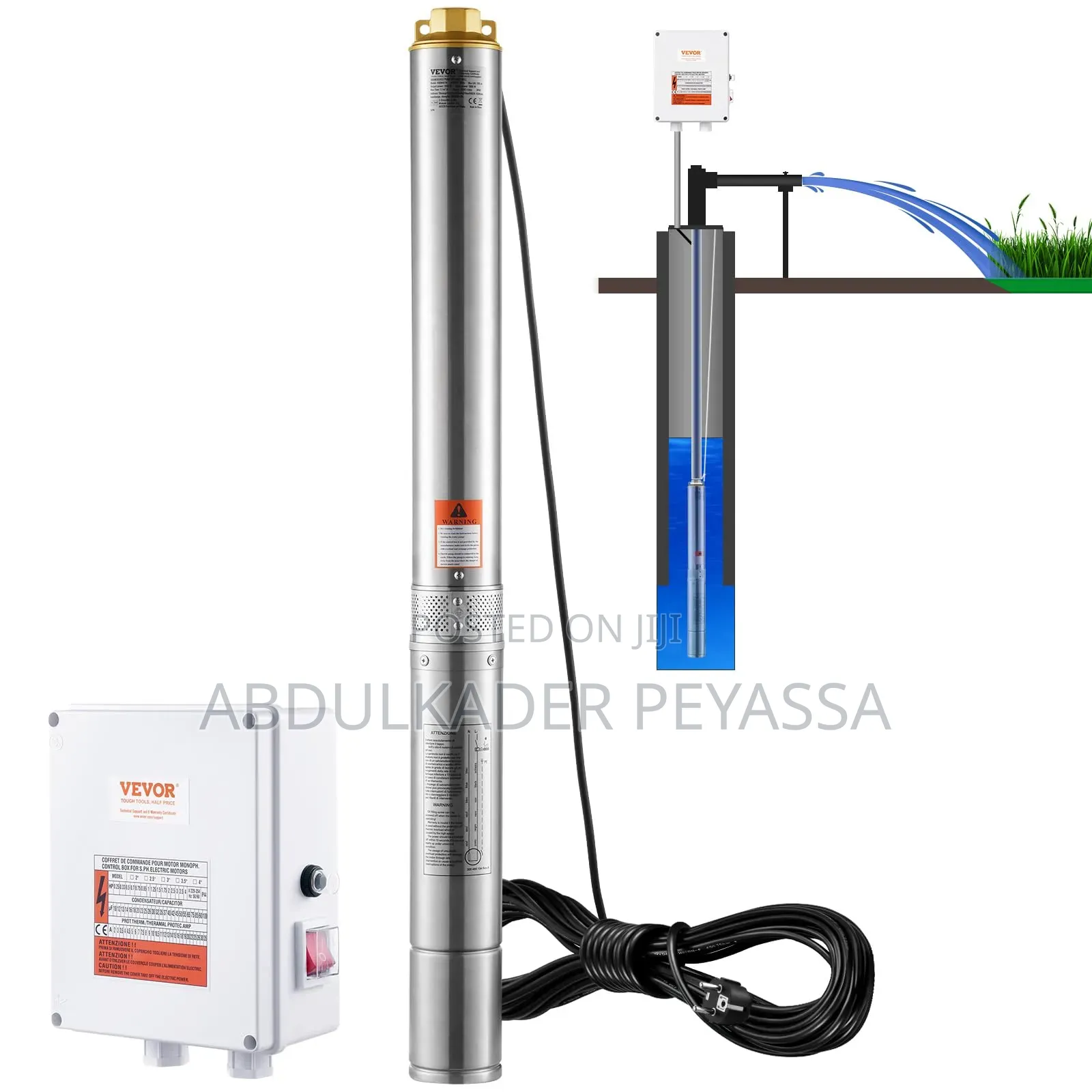 Deep Well Sumersible Pump 10hp