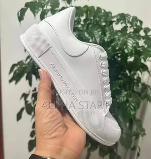 Alexander McQueen Deck Plimsole Platform Triple White’ Shoes
