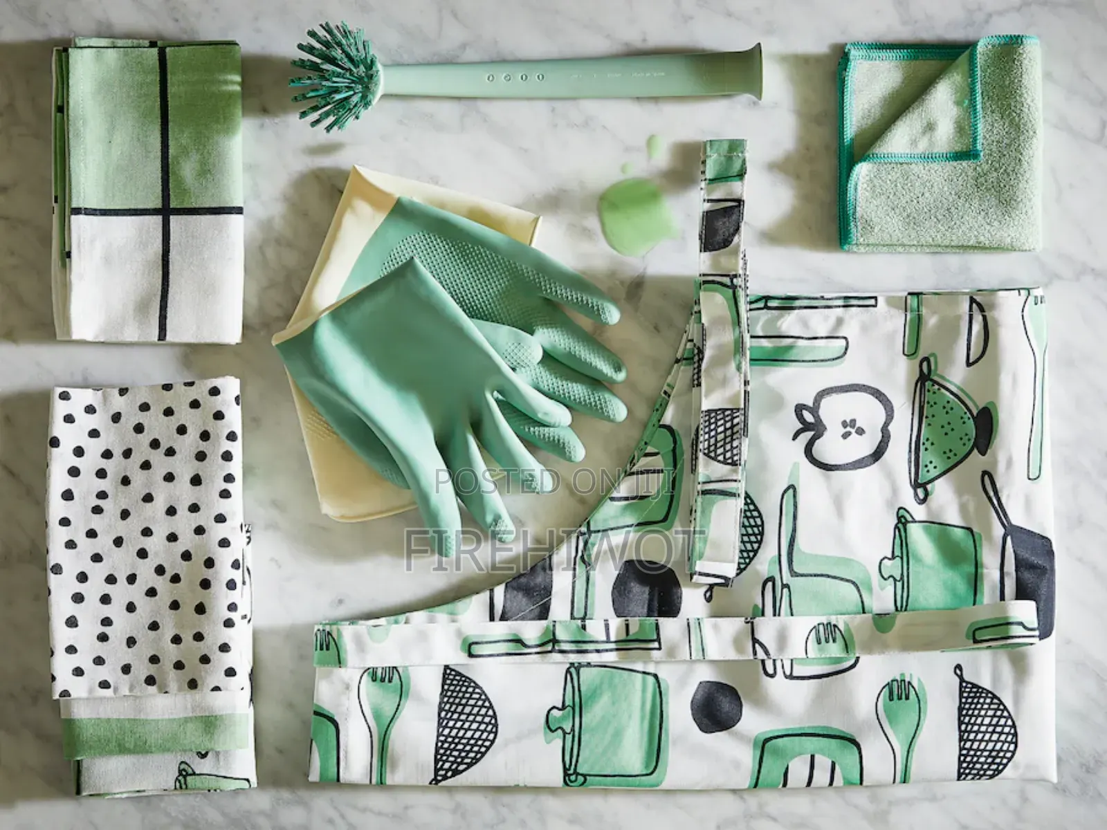 Rubber Cleaning Gloves