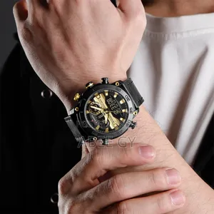 Naviforce Quartz Original Bnew Digital Geniune Leather