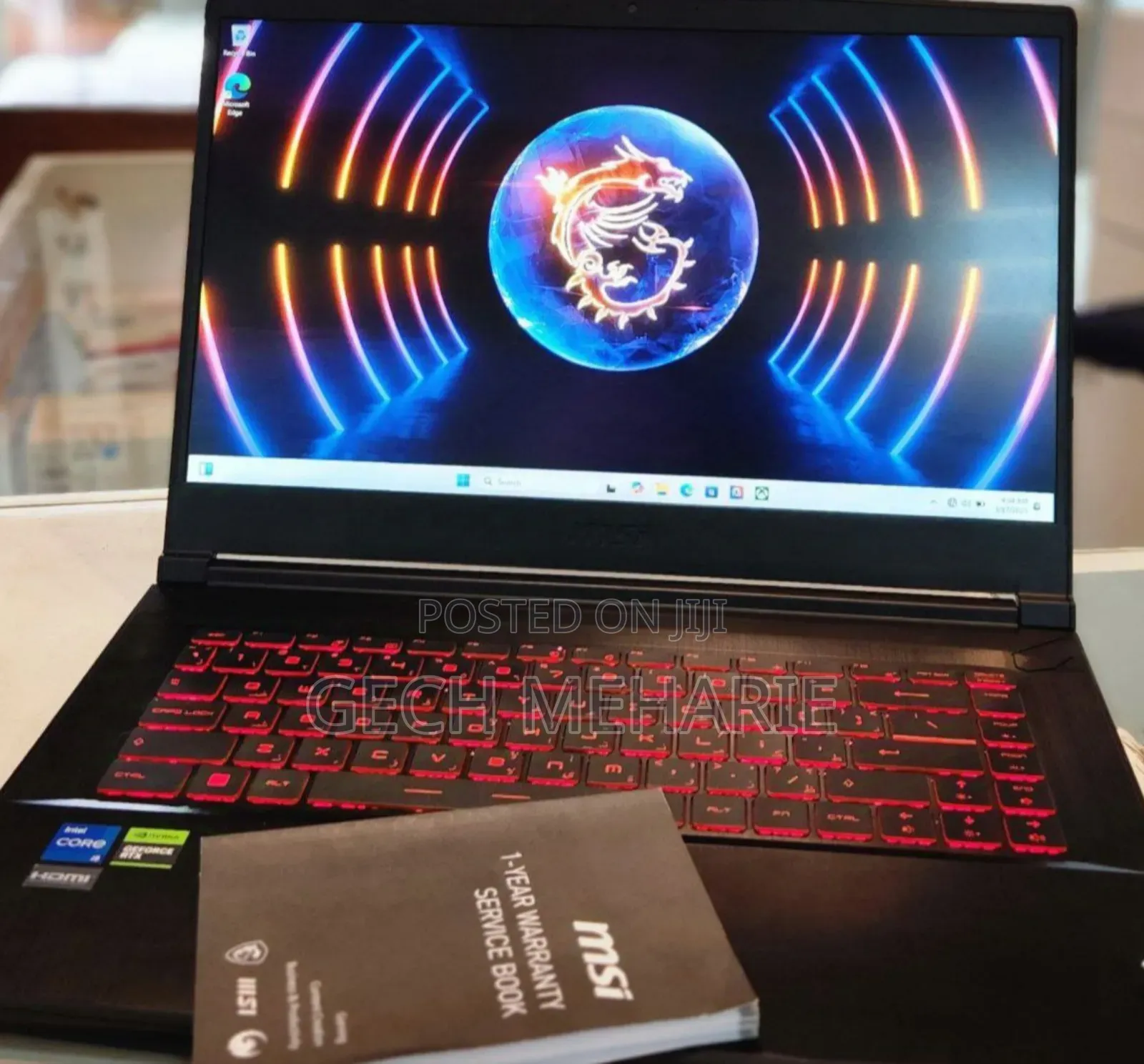 New Laptop MSI Pulse GL66 32GB Intel Core I5 SSD 512GB