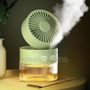 Mini Desk Fan With Humidifier