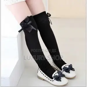 Baby Girl Knee High Bow Decor
