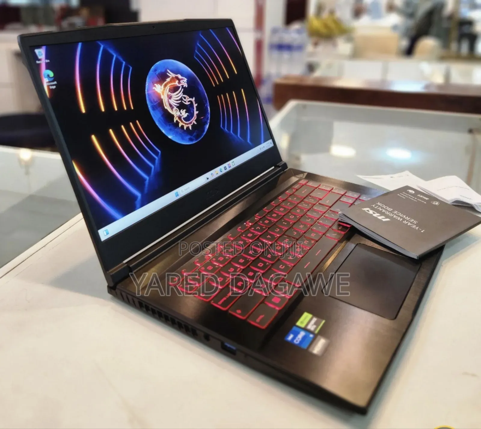 New Laptop MSI GF63 32GB Intel Core I5 SSD 512GB