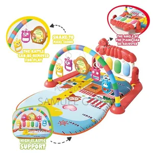 የፒያኖ ቁልፎቹን መታ በማድረግpiano Fitness Rack Mat