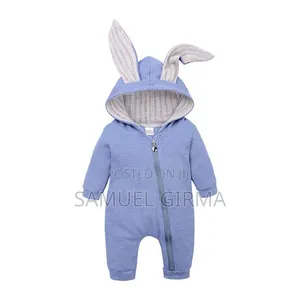Mk- 0532 Cartoon Rabbit Ear Romper Size: 0-24 Month
