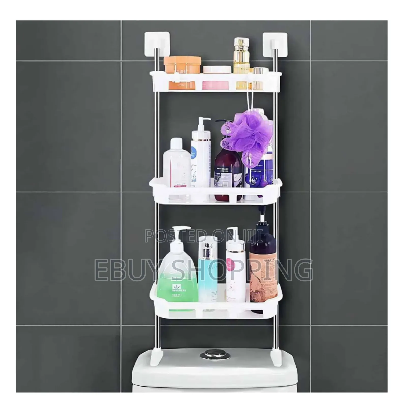 Versatile Storage Shelf – Perfect For Kitchen Bathroom!