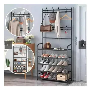 Functionality Acts as a Closet, a Shoe Rack, and a Storage Shelf