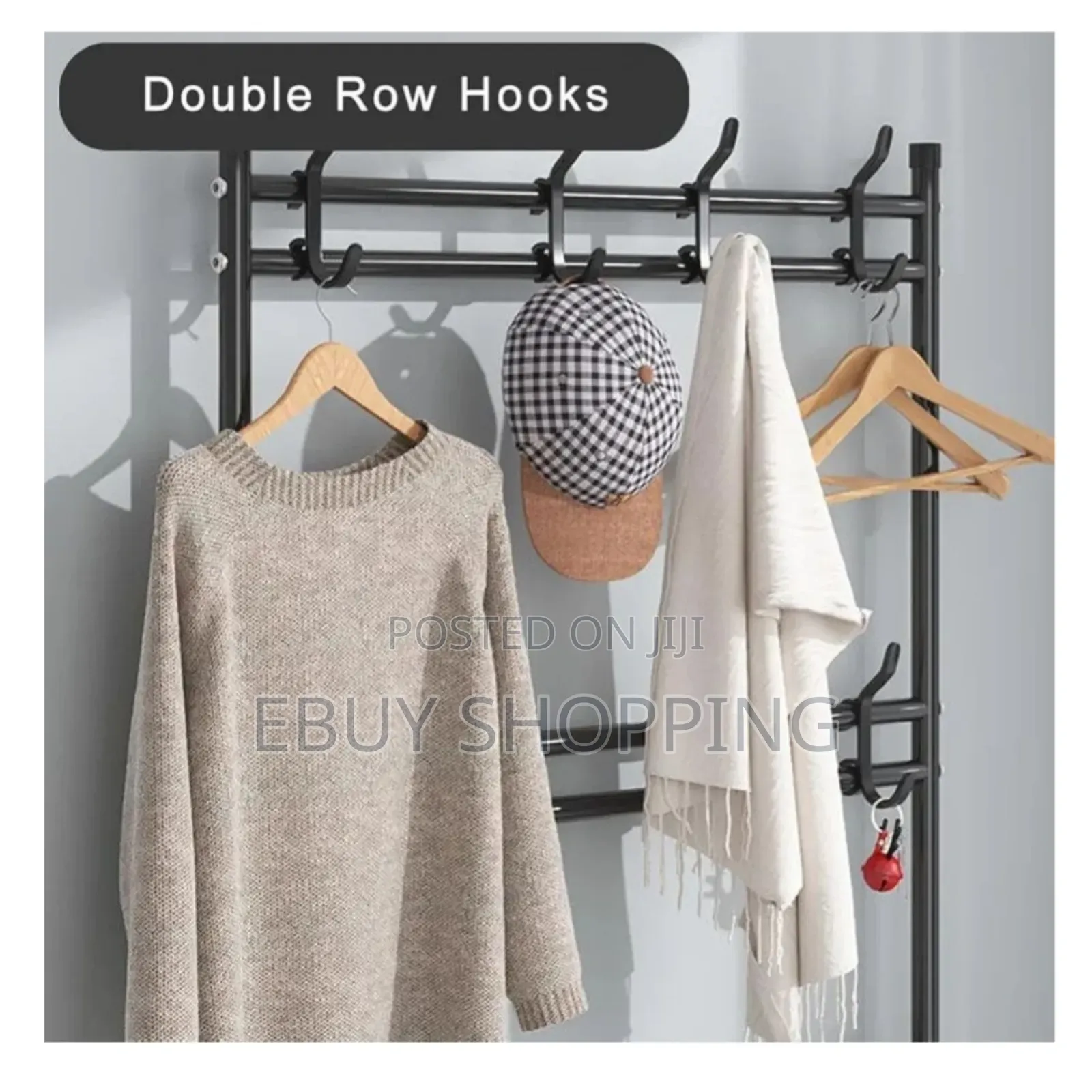 Functionality Acts as a Closet, a Shoe Rack, and a Storage Shelf