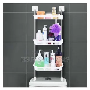 **Heavy-duty Toilet Storage–Holds Cosmetics, Cleaners More