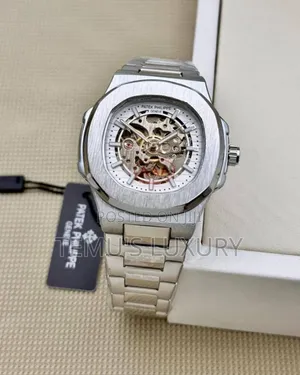 Patek Philippe Watch With Stainless Steel Silver