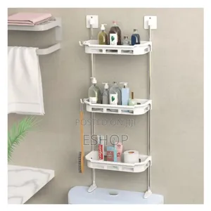 **Modern Over Toilet Shelf – Perfect For Towels,