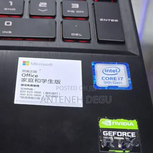 New Laptop HP Omen X 16GB Intel Core I7 SSD 512GB
