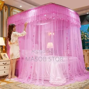 U Shapped Stainless Steel Frame Mosquito Net / አጎበር