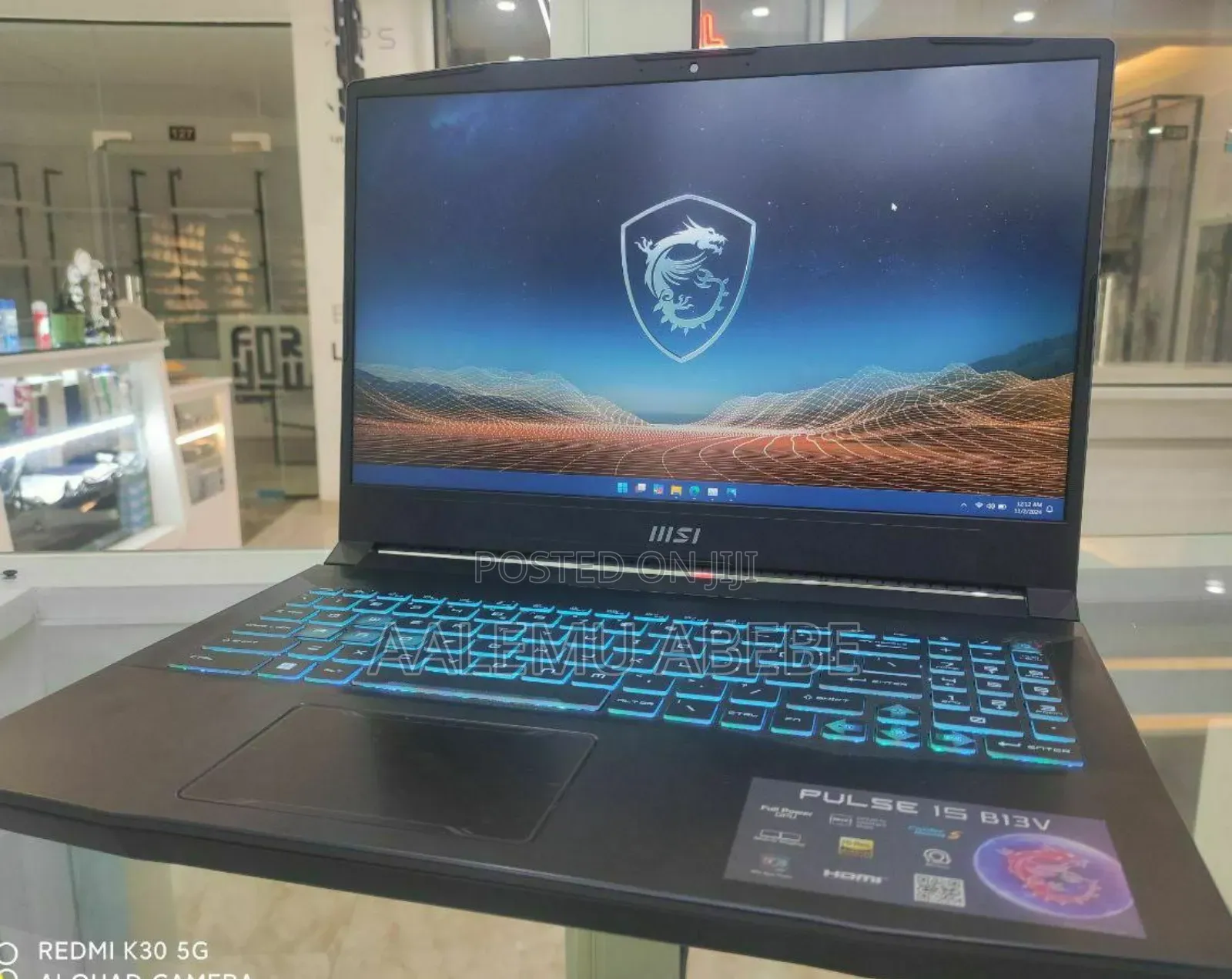 New Laptop MSI Pulse GL66 32GB Intel Core I9 SSD 1T