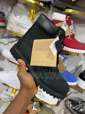 Timberland Black High Master Quality Boots for Man's