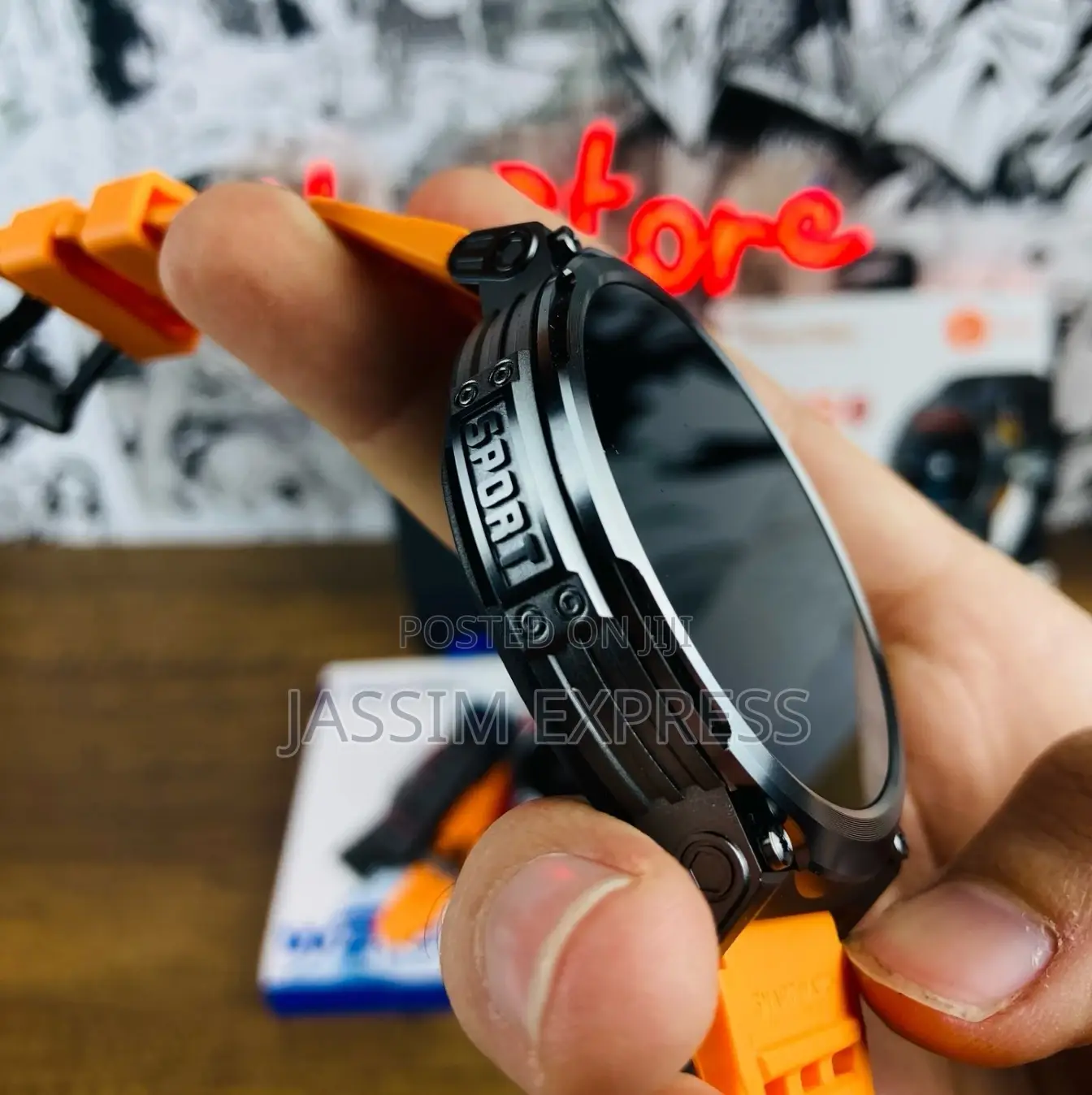 Germany Sport Edition Smart Watch (With Three Straps)