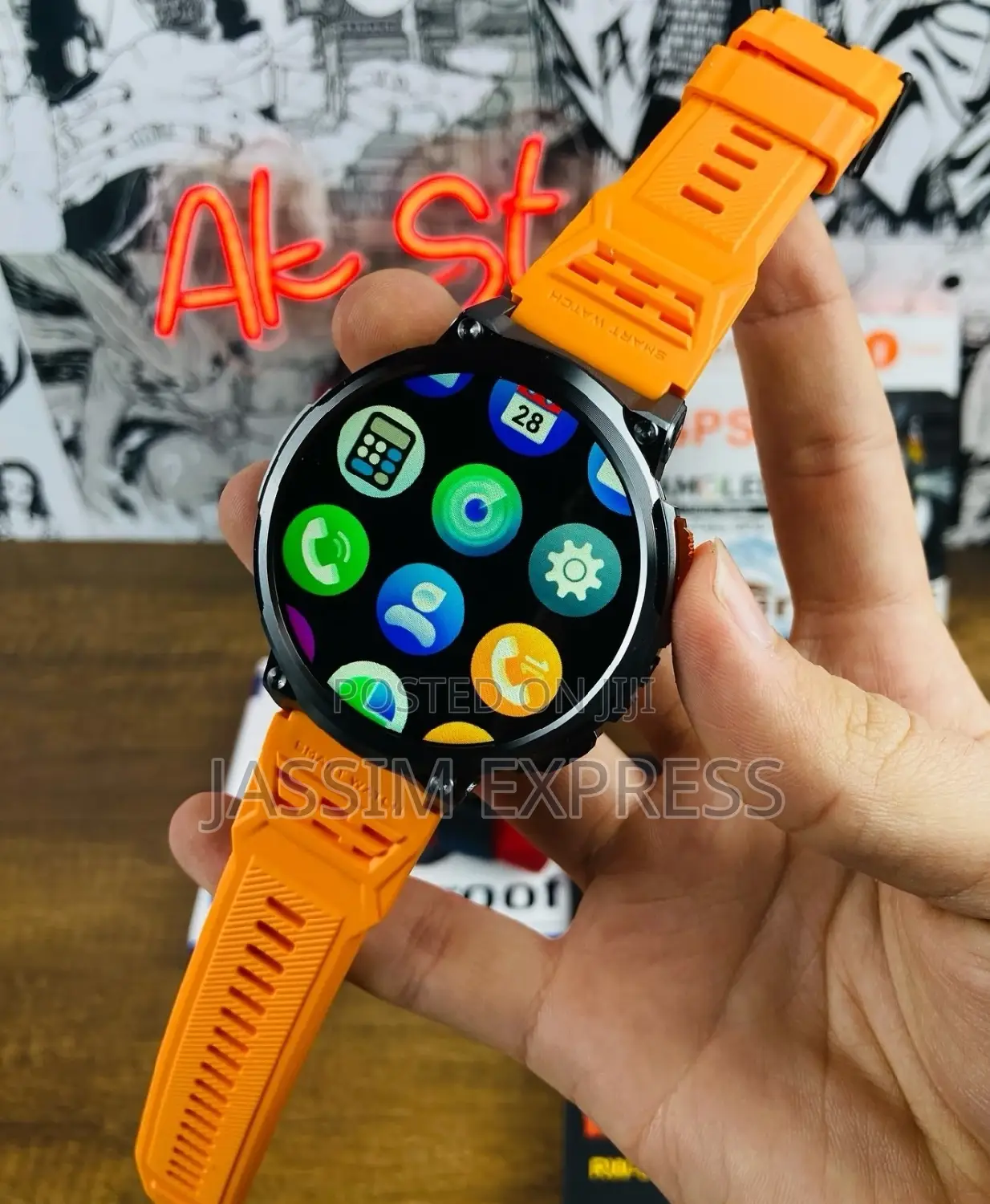 Germany Sport Edition Smart Watch (With Three Straps)