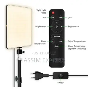 High End Studio Camera Light With 2.1 Meter Stand