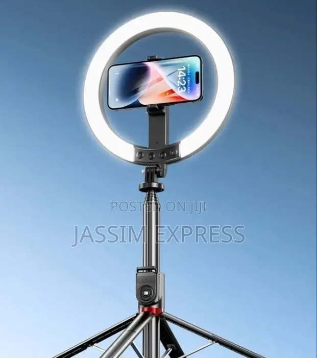 Selfi Stick + Ringlight With 2.3 Meter Stand
