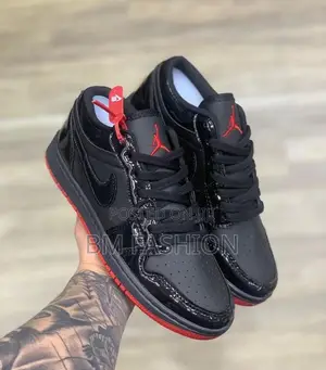 Jordan 1 Low Black X Red Master Quality