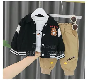 Mk- 0559 Boy's Casual 3 Piece Set With Eyeglass