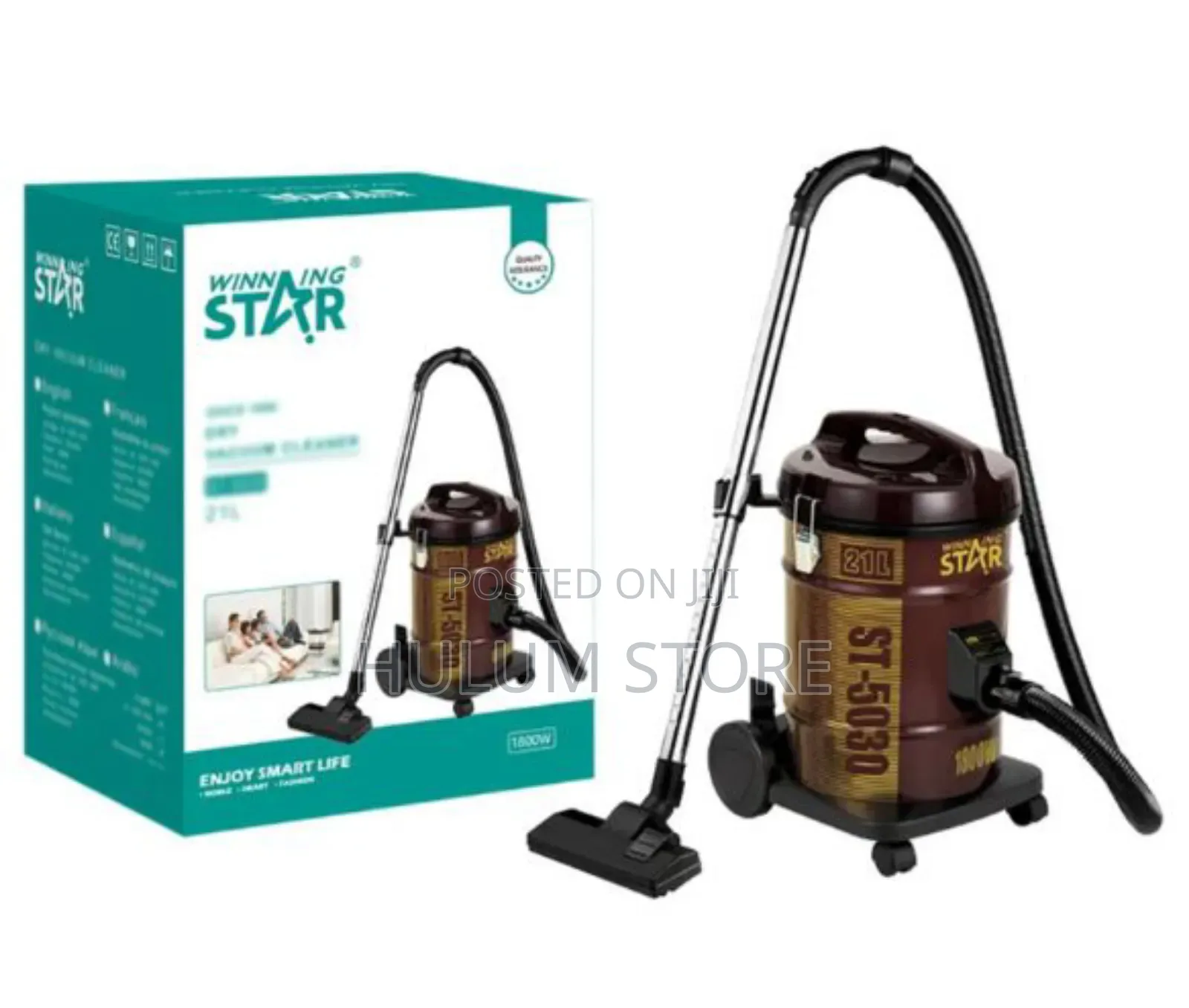 Vacuum Cleaner Winning Star 21 Liter 1800 Watts Dry