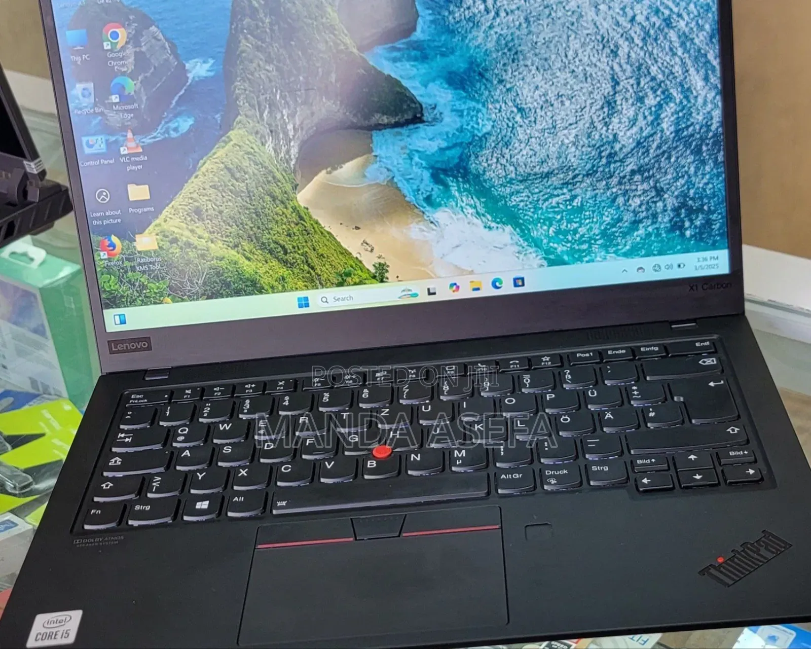 New Laptop Lenovo ThinkPad X1 Carbon 16GB Intel Core I5 SSD 512GB