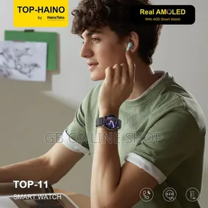 Haino Teko Top-11 Real Amoled Screen With 3 Pairs Strap