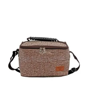 Alphabet Pattern Cooler Lunch Box