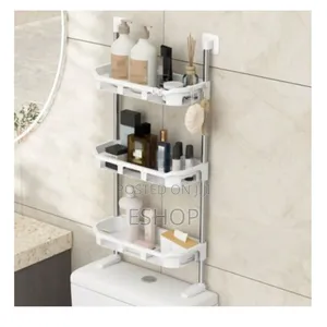 **Extra Storage Rack For Bathroom Kitchen – Easy Assembly!