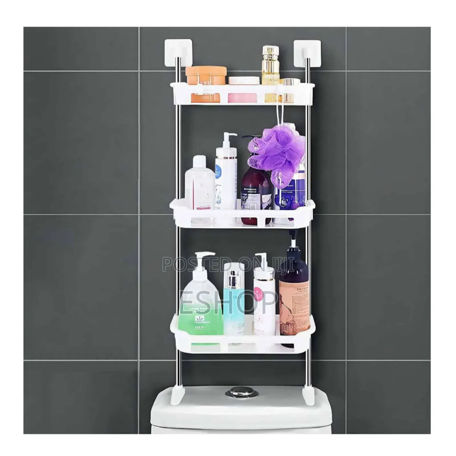 **Extra Storage Rack For Bathroom Kitchen – Easy Assembly!