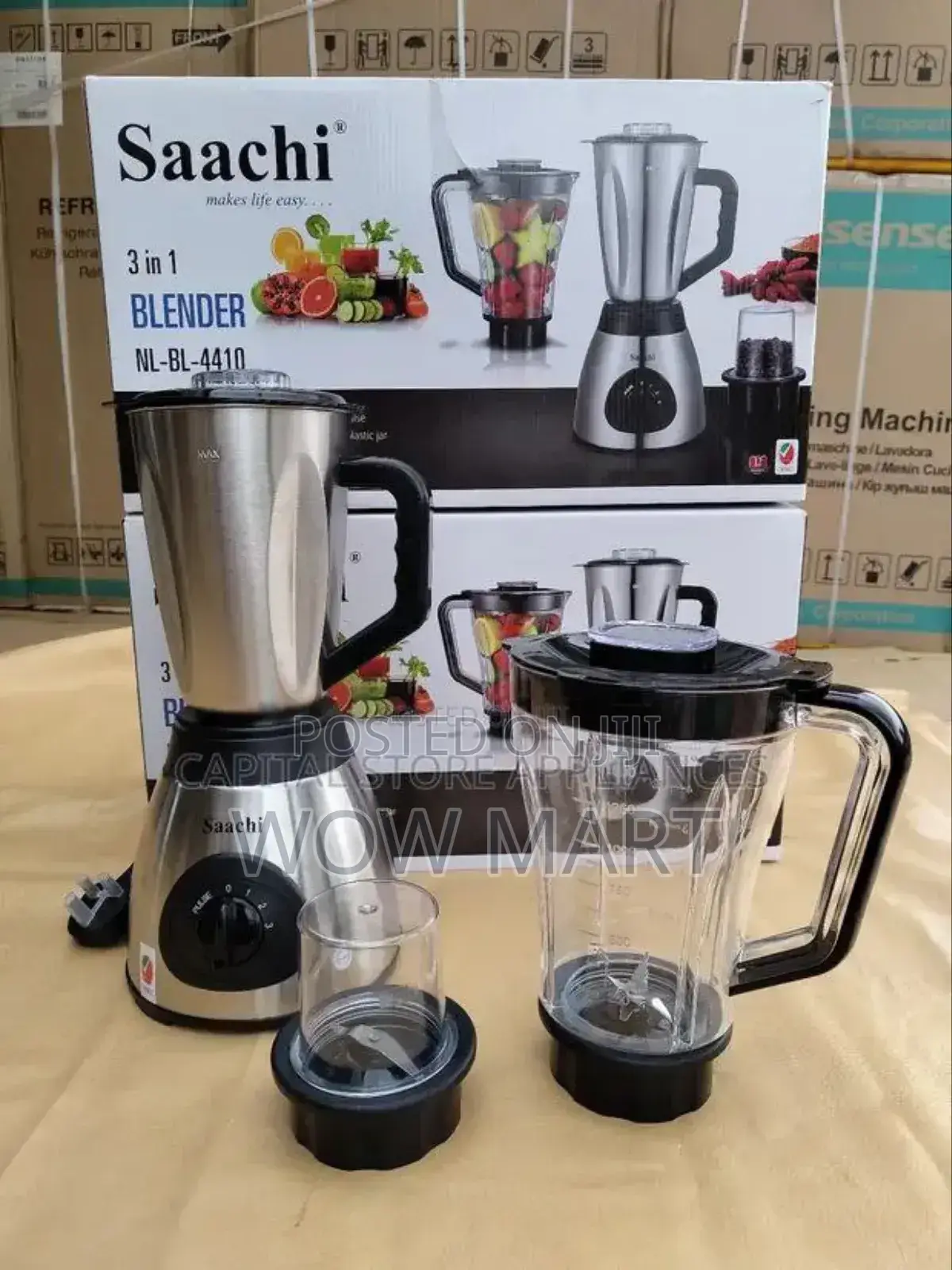 Saachi 3 in 1 Blender / Grinder