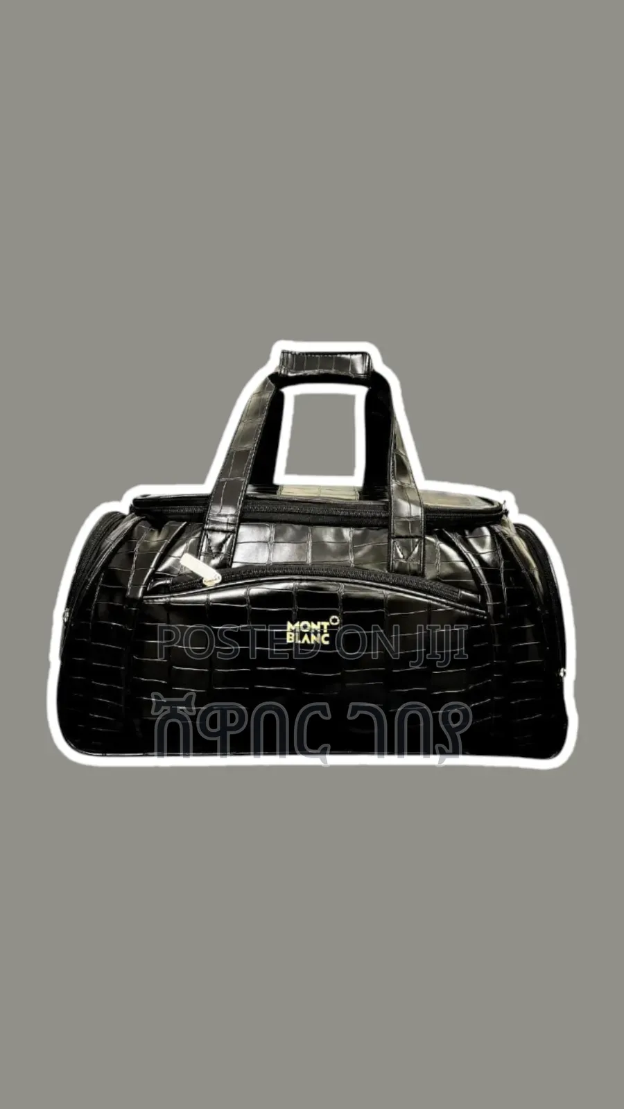 Mont Blanc Croco Duffle Bag