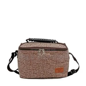 Contemporary Text Design Lunch Cooler Bag