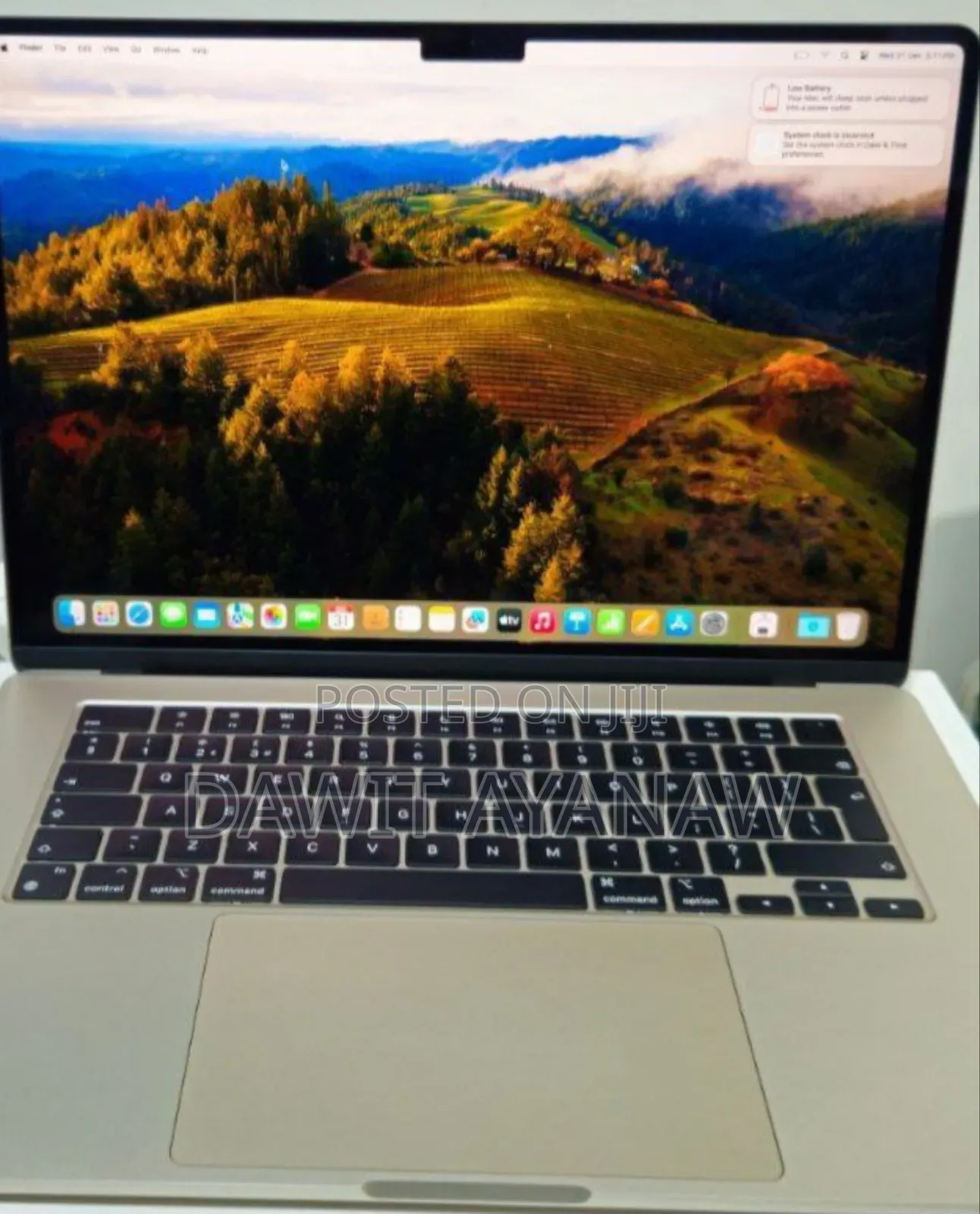 New Laptop Apple MacBook Air 2022 M2 8GB Apple M2 SSD 256GB