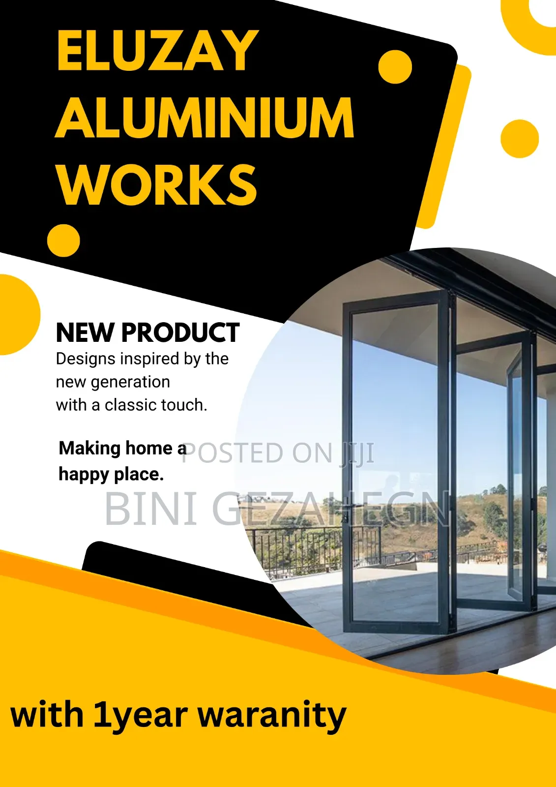 Aluminium Window,Door,Handrail Works