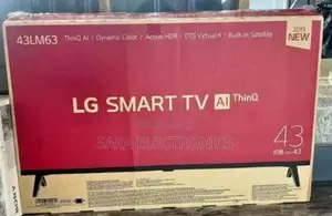 ➭Lg 43" Smart Android Tv