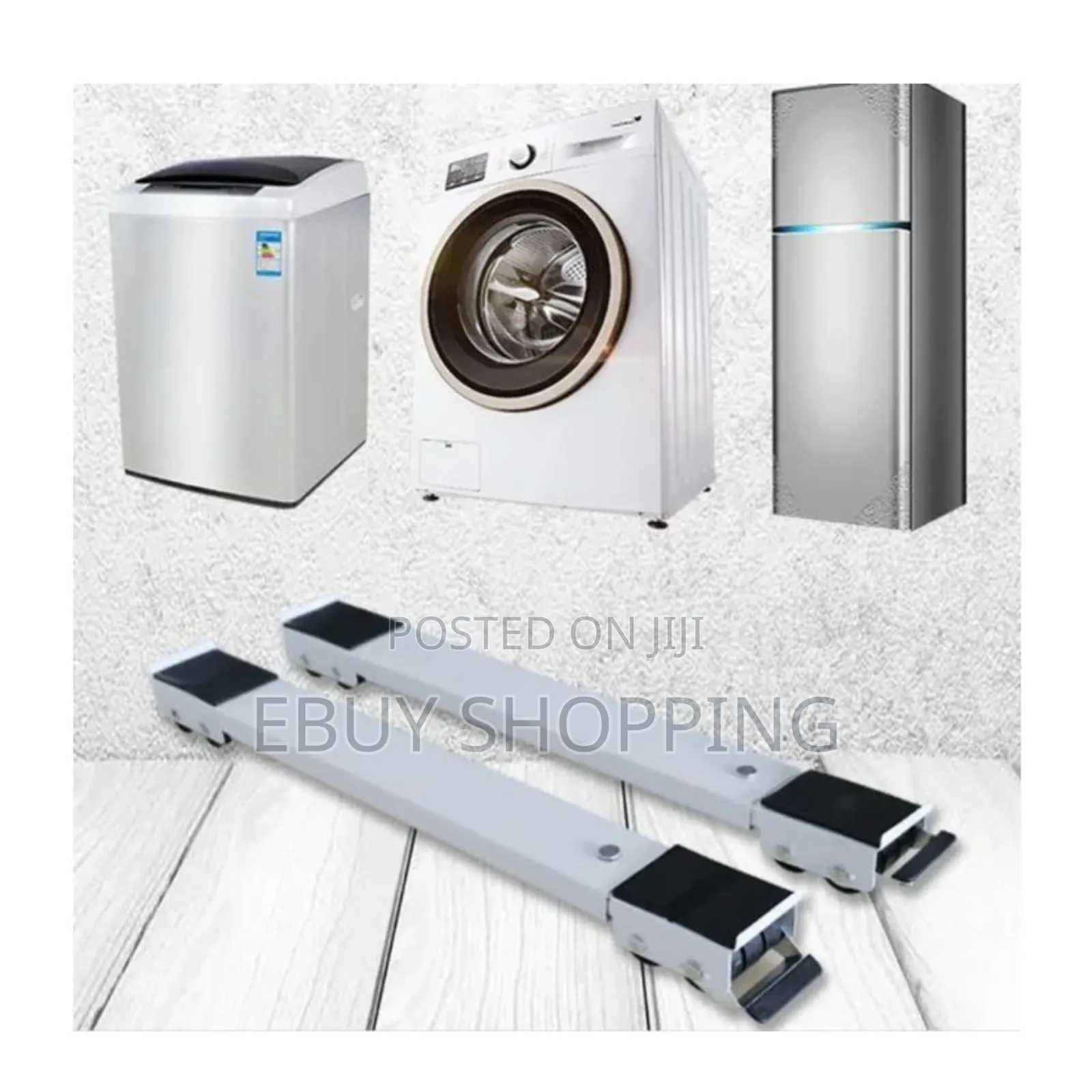 ጎማ መቆለፊያ ያለው ለማንቀሳቀስ ቀላል Adjustable Base for Refrigerator