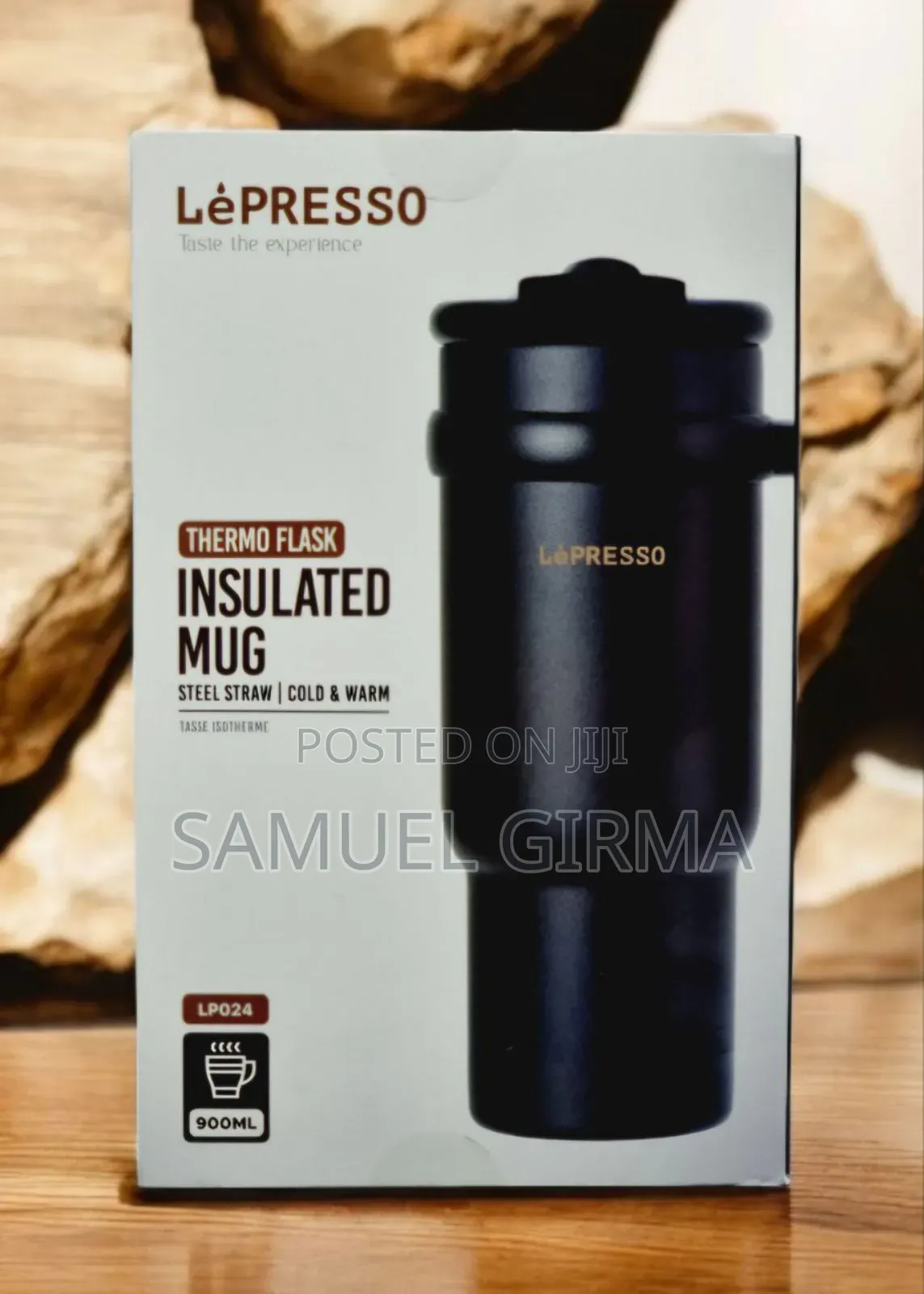  Lepresso Thermo Flask Insulated Mug
 High-Quality
